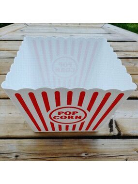 Plastic Pop Corn Bucket Movie Night Date Night